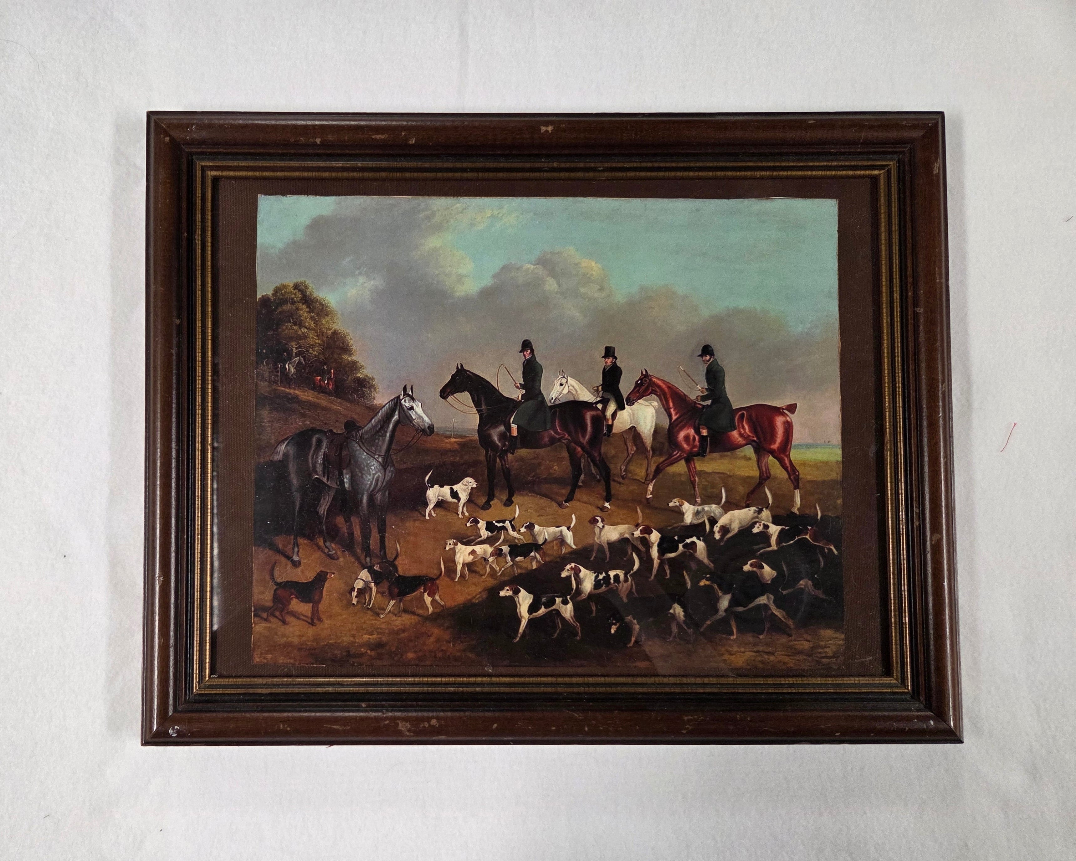 Untitled Fox Hunting Print